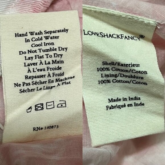 NWT LoveShackFancy Landen Tie-Dyed Mini Skirt Women Size 4 - Picture 8 of 14